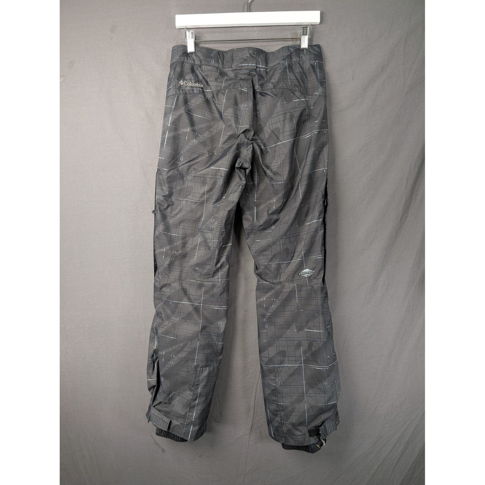 Columbia Womens Omni-Tech Waterproof Snow Pants Gray Plaid XS 5951‎